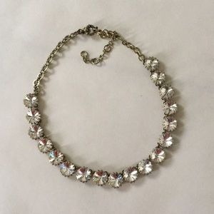 JCrew diamond adjustable collar necklace